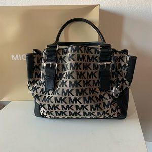 Michael Kors Brookville Monogram Logo Shoulder Bag